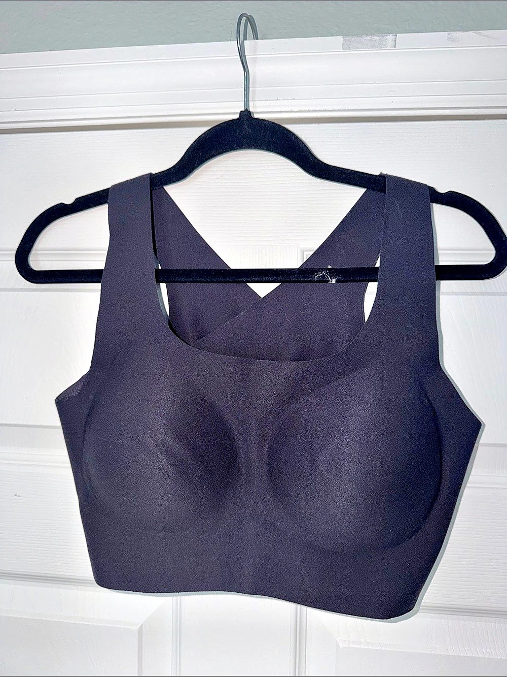 CRZ YOGA Flex Sculpt Racerback Sports Bra Black